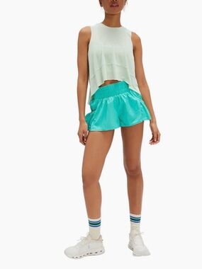 NWOT FP Movement by Free People Get Your Flirt On Shorts in Seafoam (lg)
